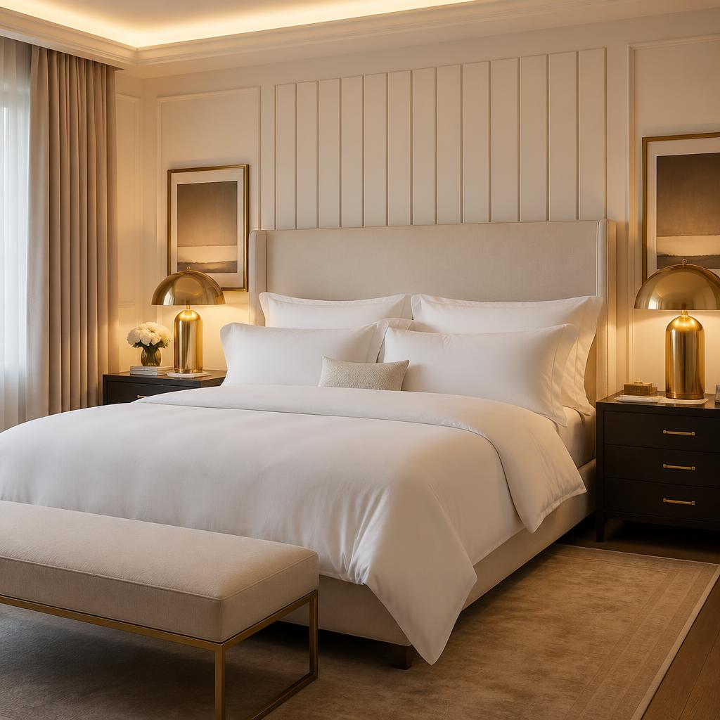 Pristine master bedroom