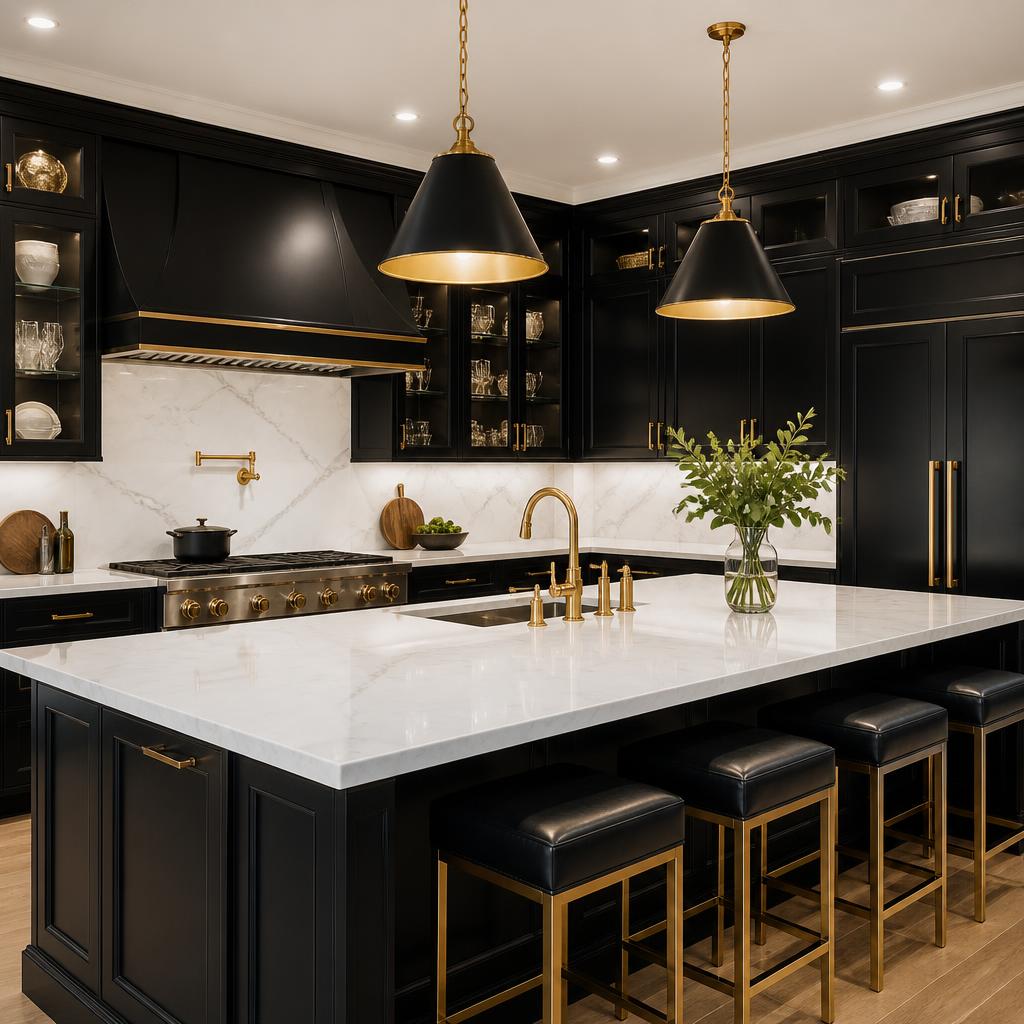 Luxury kitchen cleaned to perfection